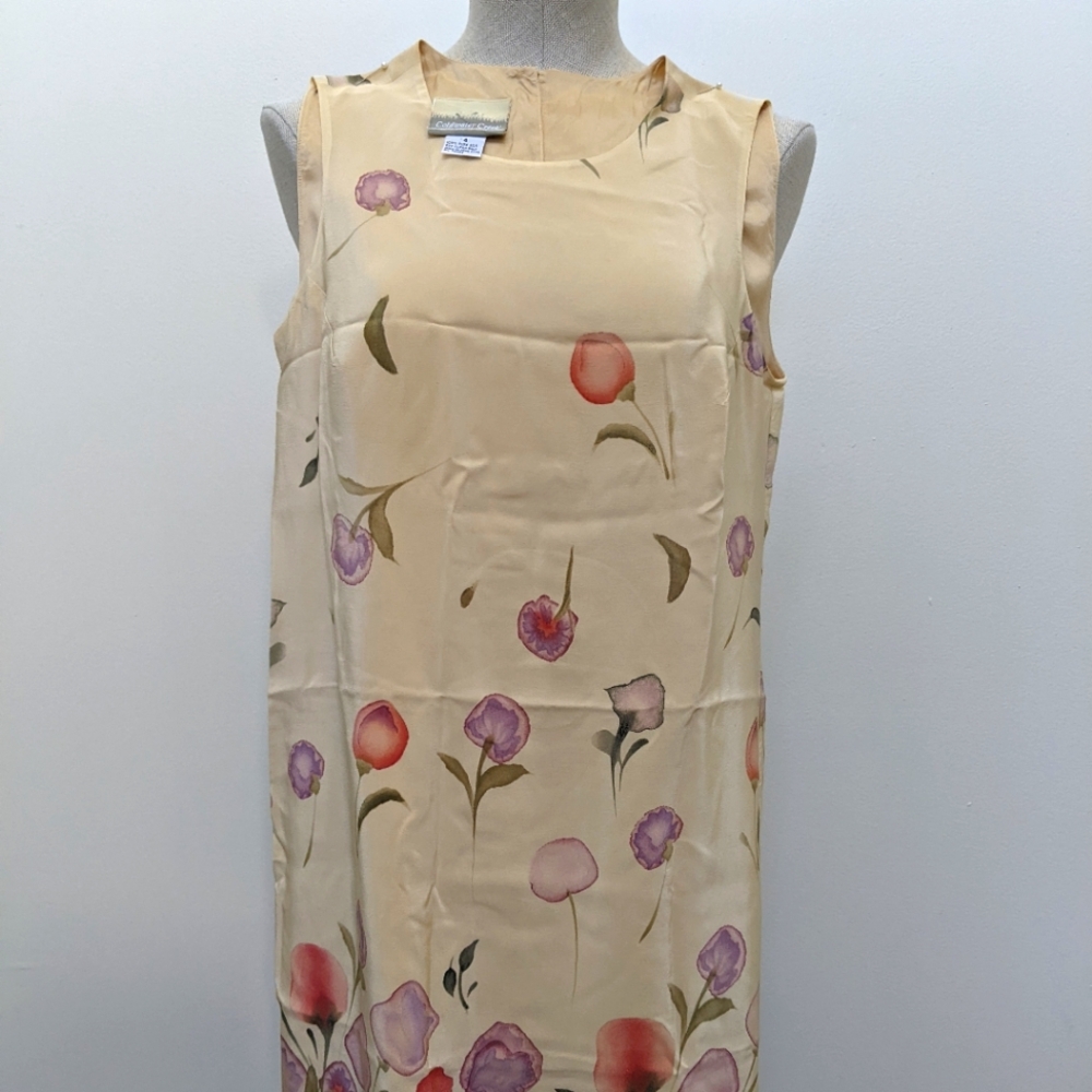 Coldwater Creek 100% Silk Dress Floral